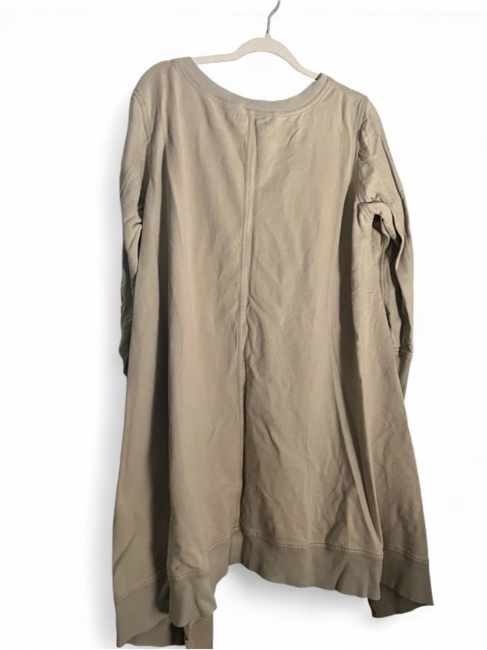 Nicholas K Taupe High-Low Tunic Sweatshirt - Picture 2 of 4